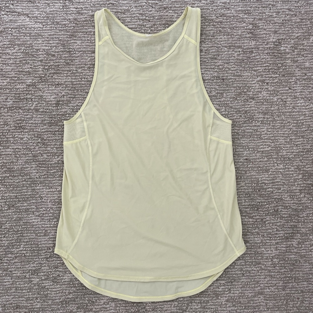Lululemon Sculpt Tank II in Lemon Ice